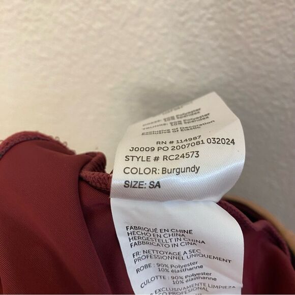 Revolution Tenth House Dance burgundy red velvet dress AS IT UNFOLDS RC24573 SA - Picture 7 of 11